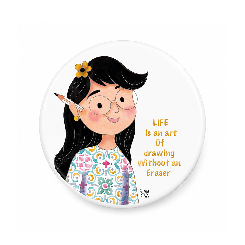 Artist Girl Badge