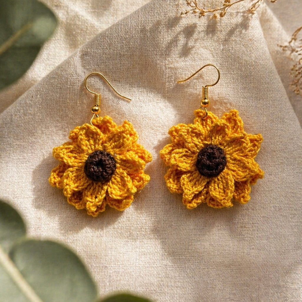 Sunflower Bloom Earrings