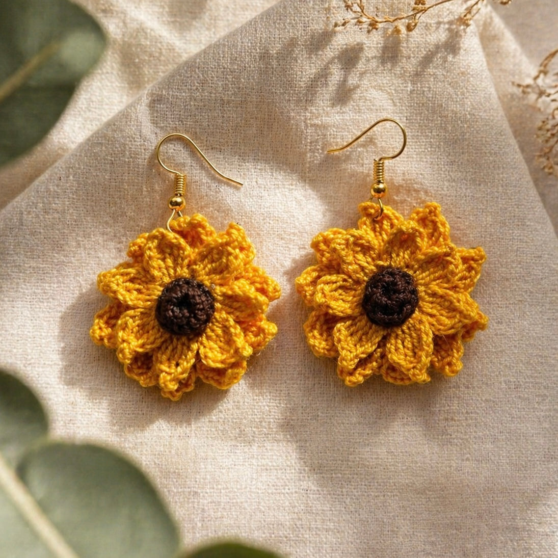 Sunflower Bloom Earrings