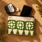 Olive Blossom Granny Pouch