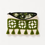 Olive Blossom Granny Pouch