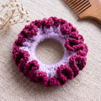 Scrunchie | Berry Magenta & Lavender Lilac