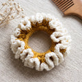 Scrunchie | Mustard Gold & Ivory