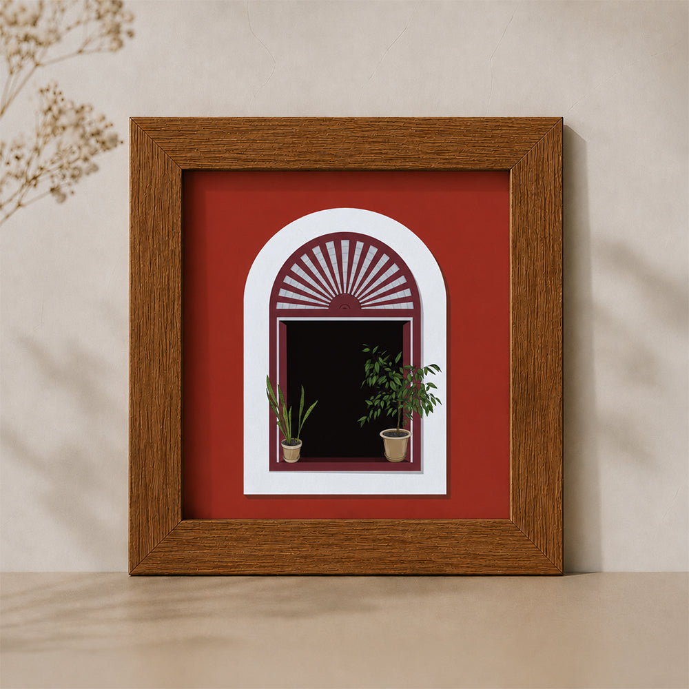 Arched Window Frame
