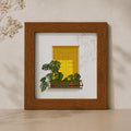 Yellow Window Frame