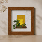 Yellow Window Frame
