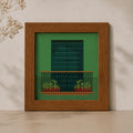 Green Balcony Frame