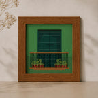 Green Balcony Frame