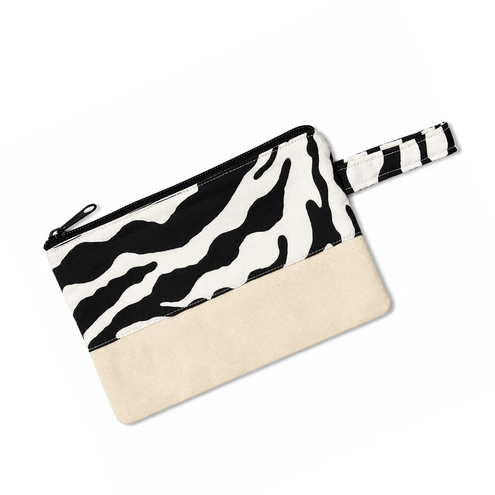Zebra Zip Pouch