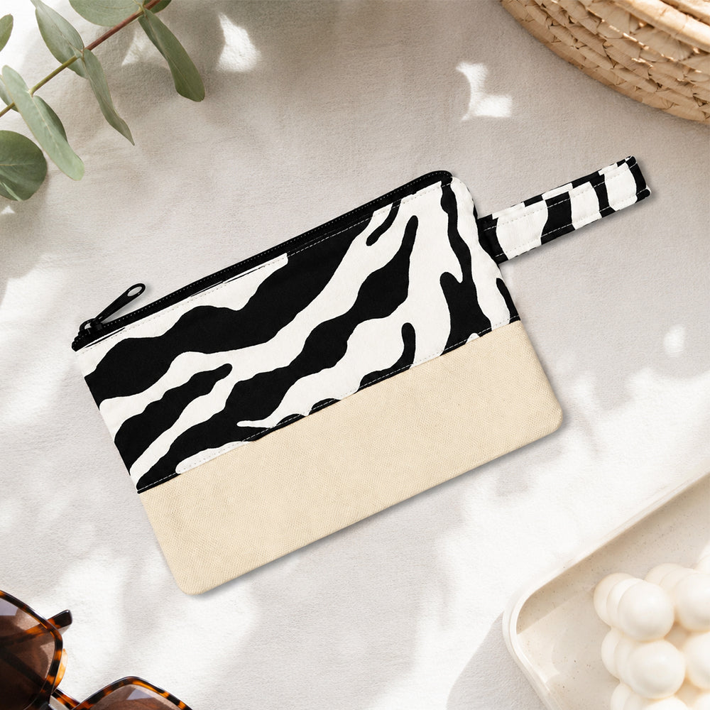 Zebra Zip Pouch